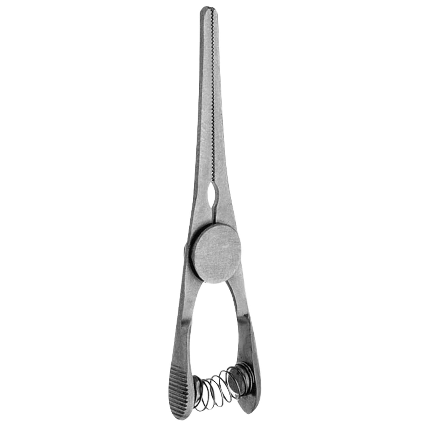 Weldon Mini-Bulldog Clamp, Serrated Jaws, 1/2" (1.3 Cm), Curved